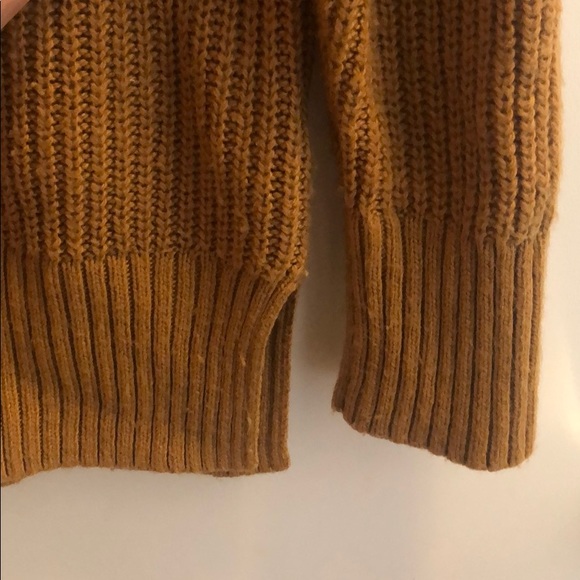 Nordstrom bp brown oversized v neck sweater - Picture 3 of 4